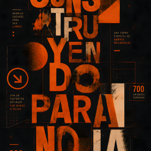 Construyendo Paranoia | 3D Sculpted Metal Poster