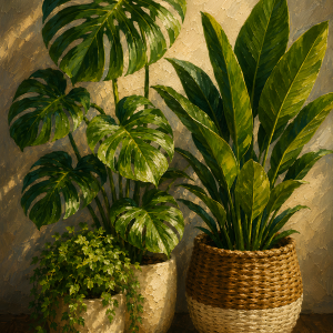 Tropical Green Collection | 3D Sculpted Metal Poster
