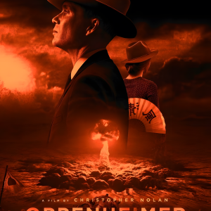 Oppenheimer Atomic Vision | 3D Sculpted Metal Poster