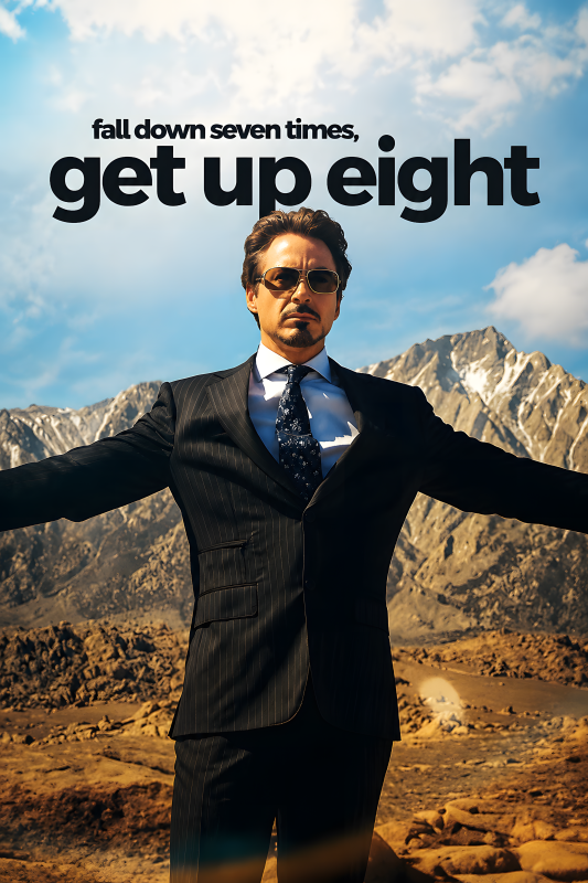 Get Up Eight | 3D Sculpted Metal Poster