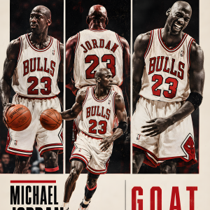 Michael Jordan | 3D Sculpted Metal Poster