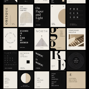Editorial Grid | 3D Sculpted Metal Poster