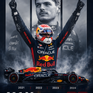 Max Verstappen | 3D Sculpted Metal Poster