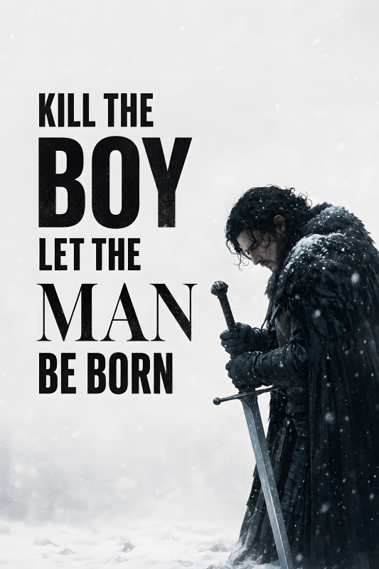 Kill The Boy | 3D Sculpted Metal Poster
