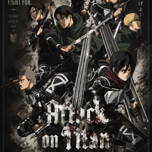 Attack on Titan | 3D Sculpted Metal Poster