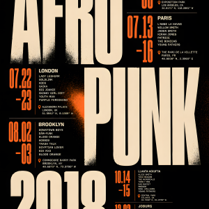 Afro Punk 2018 | 3D Sculpted Metal Poster