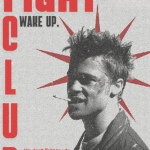 Fight Club | 3D Sculpted Metal Poster