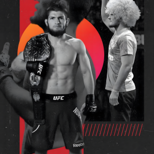 Khabib Nurmagomedov | 3D Sculpted Metal Poster