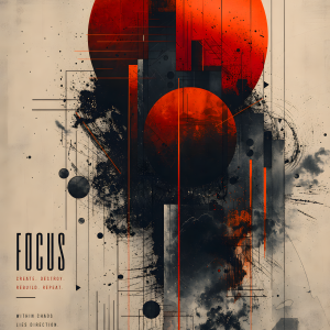 Focus | 3D Sculpted Metal Poster