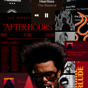 Starboy After Hours The Weekend | 3D Sculpted Metal Poster