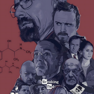 Breaking Bad Legacy | 3D Sculpted Metal Poster