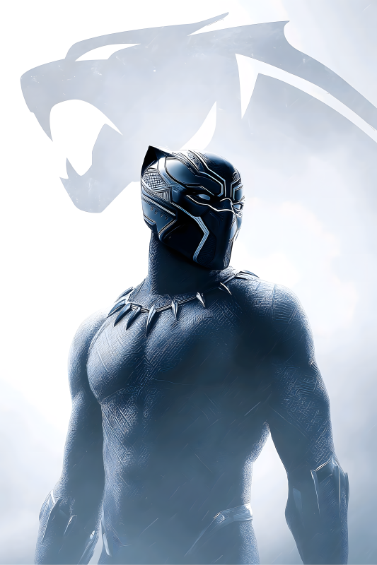 Black Panther Legacy | 3D Sculpted Metal Poster
