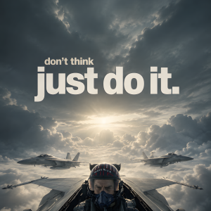 Just Do It | 3D Sculpted Metal Poster