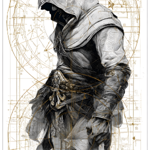 Assassin’s Creed Remastered | 3D Sculpted Metal Poster